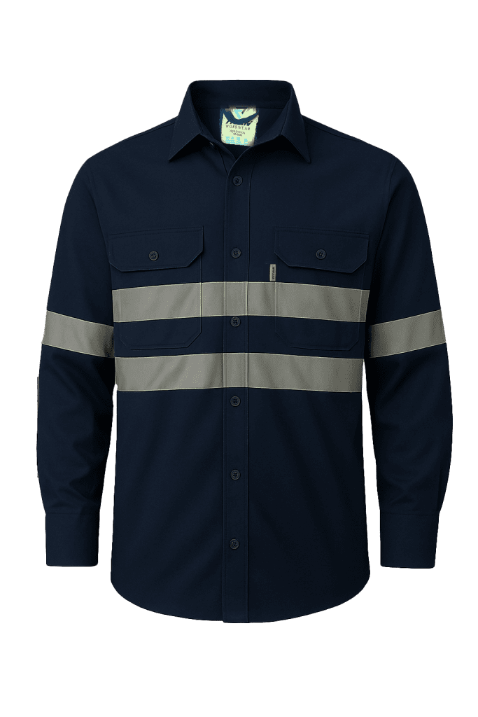 Titan Vented Reflective Mining Shirt