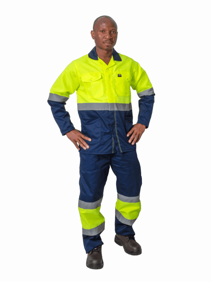 Vulcan Hi Viz Two Tone Premium Work Jacket