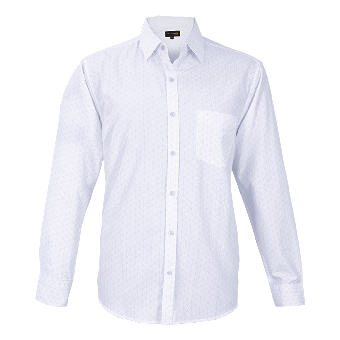 Barron Claremont Lounge Shirt Long Sleeve Mens