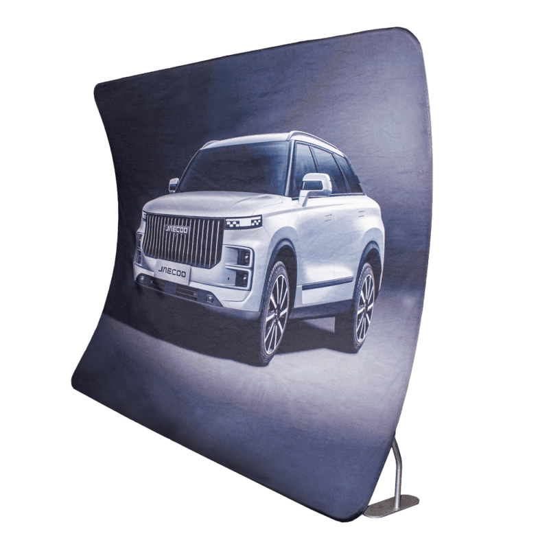 Curved Fabric Tube Wall 2980 x 2300