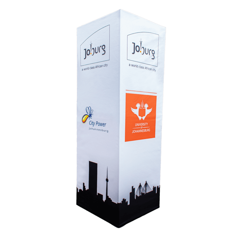 Fabric Tower Square 1m x 3m