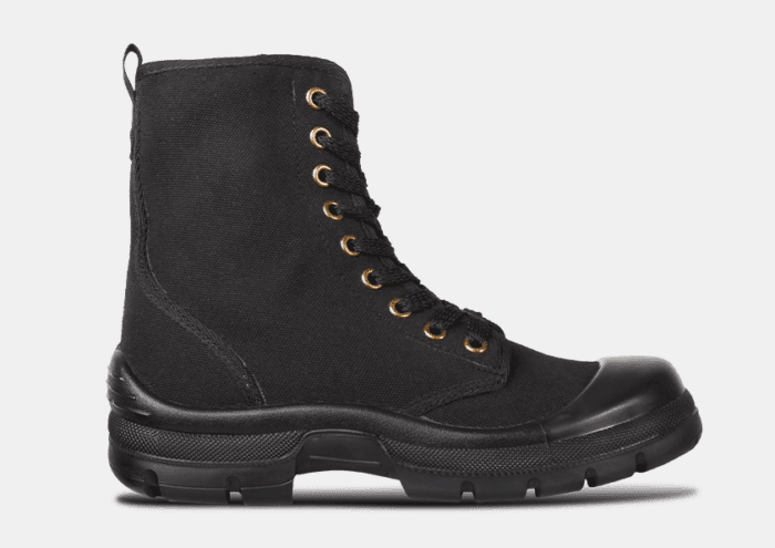Patriot Black Canvas Combat Boot - Image 3