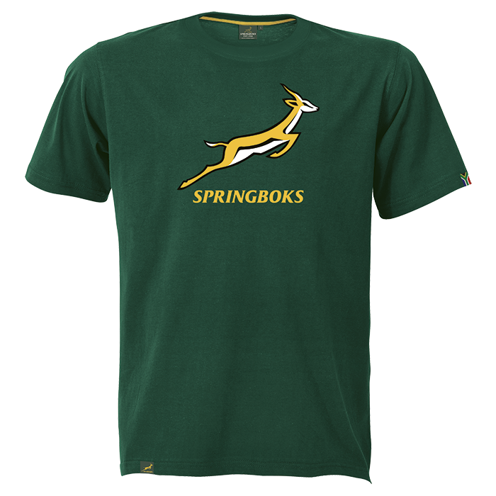 Springbok Supporters 160g Single Jersey Short Sleeve Graphic Tee