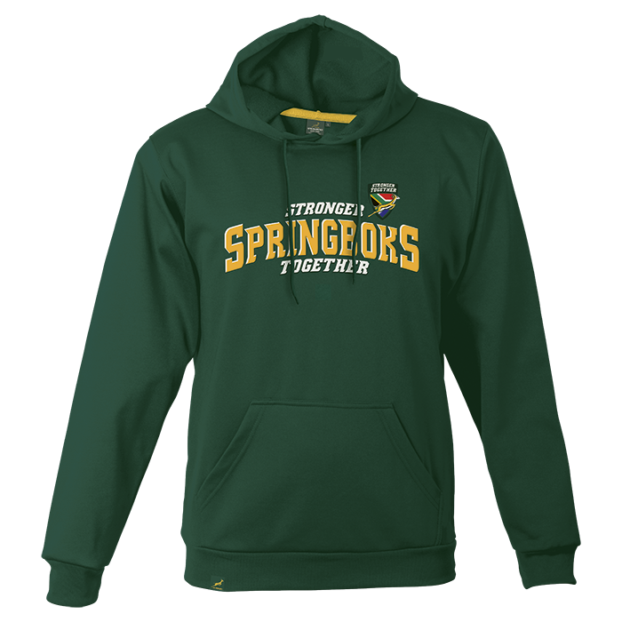 Springbok Supporters 240g Unbrushed Fleece Pullover Hoody