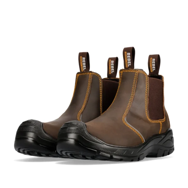 REBEL Anvil Chelsea Boot Brown