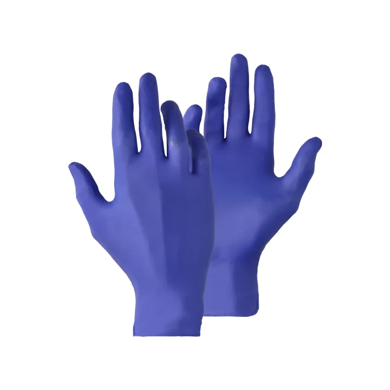 REBEL Tru Touch Blue Nitrile Disposable Examination Gloves
