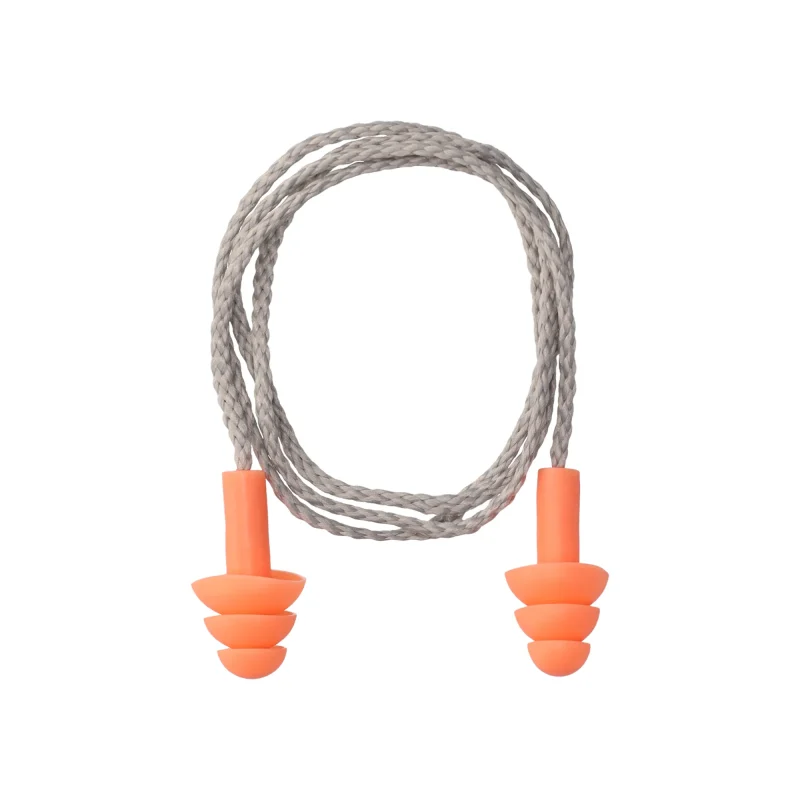 REBEL Ear Gear Reusable Corded Earplugs - Box of 100